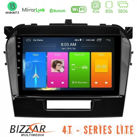 Bizzar 4T Series Suzuki Vitara 2015-2021 4Core Android13 2+32GB Navigation Multimedia Tablet 9 Bizzar 4T Series Suzuki Vitara 2015-2021 4Core Android13 2+32GB Navigation Multimedia Tablet 9