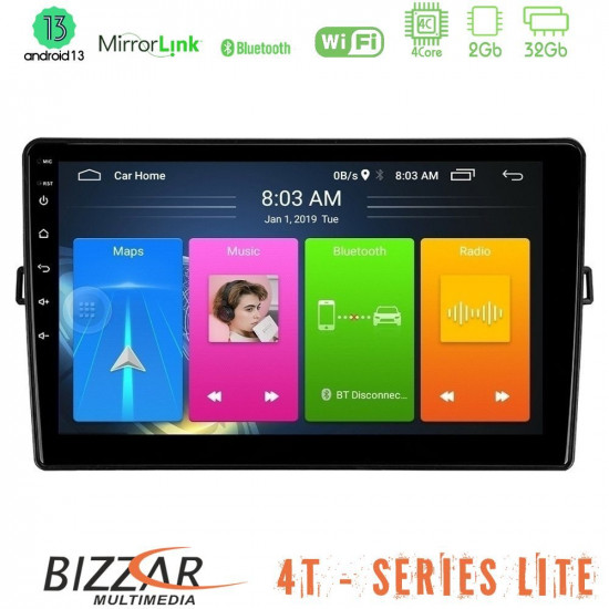 Bizzar 4T Series Toyota Auris 4Core Android13 2+32GB Navigation Multimedia Tablet 10 Bizzar 4T Series Toyota Auris 4Core Android13 2+32GB Navigation Multimedia Tablet 10