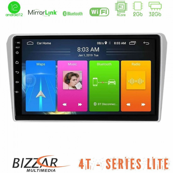 Bizzar 4T Series Toyota Avensis T25 02/2003 – 2008 4Core Android13 2+32GB Navigation Multimedia Tablet 9 Bizzar 4T Series Toyota Avensis T25 02/2003 – 2008 4Core Android13 2+32GB Navigation Multimedia Tablet 9
