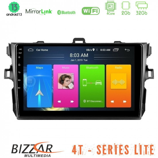 Bizzar 4T Series Toyota Corolla 2007-2012 4Core Android13 2+32GB Navigation Multimedia Tablet 9 Bizzar 4T Series Toyota Corolla 2007-2012 4Core Android13 2+32GB Navigation Multimedia Tablet 9