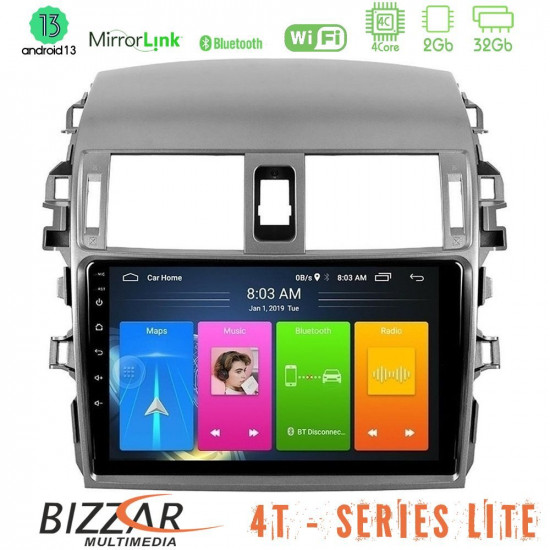 Bizzar 4T Series Toyota Corolla 2008-2010 4Core Android13 2+32GB Navigation Multimedia Tablet 9 Bizzar 4T Series Toyota Corolla 2008-2010 4Core Android13 2+32GB Navigation Multimedia Tablet 9