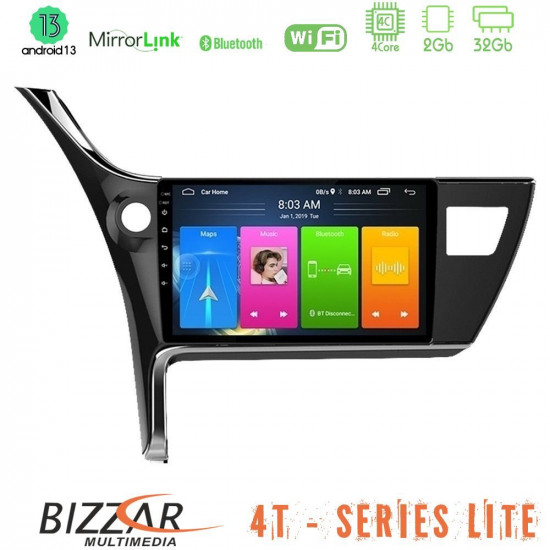 Bizzar 4T Series Toyota Corolla 2017-2018 4Core Android13 2+32GB Navigation Multimedia Tablet 10 Bizzar 4T Series Toyota Corolla 2017-2018 4Core Android13 2+32GB Navigation Multimedia Tablet 10