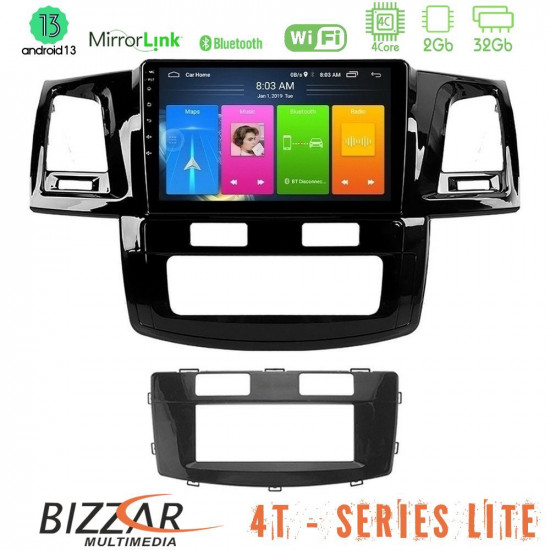 Bizzar 4T Series Toyota Hilux 2007-2011 4Core Android13 2+32GB Navigation Multimedia Tablet 9 Bizzar 4T Series Toyota Hilux 2007-2011 4Core Android13 2+32GB Navigation Multimedia Tablet 9