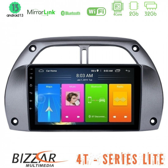 Bizzar 4T Series Toyota RAV4 2001 - 2006 4Core Android13 2+32GB Navigation Multimedia Tablet 9 Bizzar 4T Series Toyota RAV4 2001 - 2006 4Core Android13 2+32GB Navigation Multimedia Tablet 9