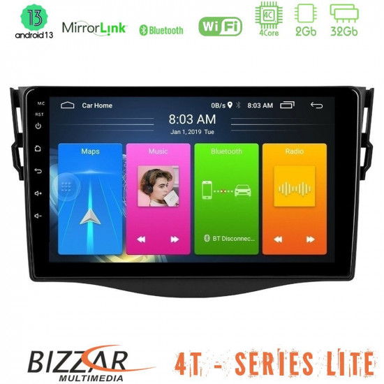 Bizzar 4T Series Toyota RAV4 4Core Android13 2+32GB Navigation Multimedia Tablet 9 Bizzar 4T Series Toyota RAV4 4Core Android13 2+32GB Navigation Multimedia Tablet 9