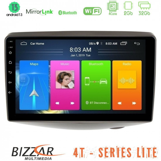 Bizzar 4T Series Toyota Yaris 1999 - 2006 4Core Android13 2+32GB Navigation Multimedia Tablet 9 Bizzar 4T Series Toyota Yaris 1999 - 2006 4Core Android13 2+32GB Navigation Multimedia Tablet 9