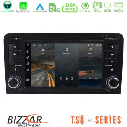 Bizzar Audi A3 8P 8core Android14 4+64GB Navigation Multimedia Deckless 7 με Carplay/AndroidAuto (OEM Style) Bizzar Audi A3 8P 8core Android14 4+64GB Navigation Multimedia Deckless 7 με Carplay/AndroidAuto (OEM Style)