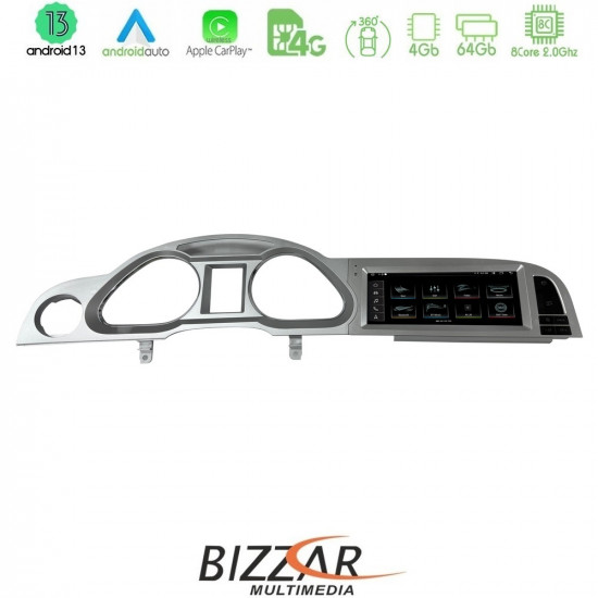 Bizzar Audi A6 (4F) Android12 8core 4+64GB με MMI3G Navigation Multimedia Station 8.8 Bizzar Audi A6 (4F) Android12 8core 4+64GB με MMI3G Navigation Multimedia Station 8.8