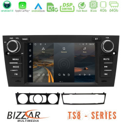 Bizzar BMW 3Series E90 8core Android14 4+64GB Navigation Multimedia Deckless 7 με Carplay/AndroidAuto (OEM Style) Bizzar BMW 3Series E90 8core Android14 4+64GB Navigation Multimedia Deckless 7 με Carplay/AndroidAuto (OEM Style)