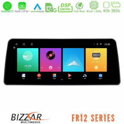 Bizzar Car Pad FR12 Series Suzuki Jimny 2007-2017 8core Android 12 4+32GB Navigation Multimedia Tablet 12.3