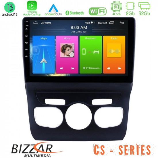 Bizzar CS Series 4Core Android13 2+32GB Citroen C4L Navigation Multimedia Tablet 10 Bizzar CS Series 4Core Android13 2+32GB Citroen C4L Navigation Multimedia Tablet 10