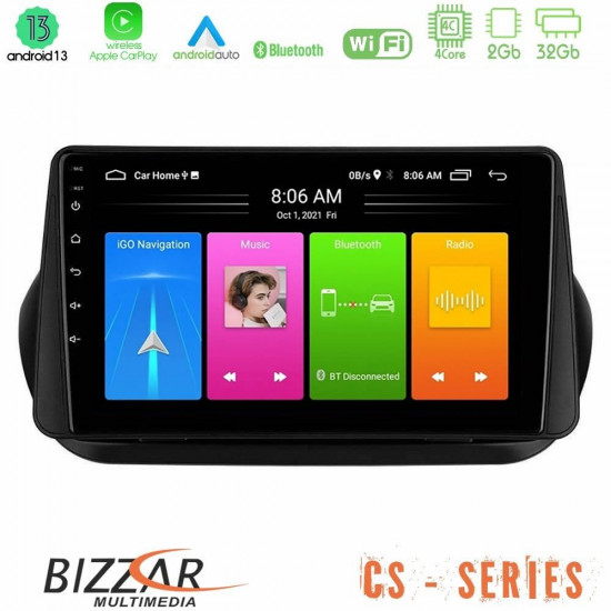 Bizzar CS Series 4Core Android13 2+32GB Fiat Fiorino/Citroen Nemo/Peugeot Bipper Navigation Multimedia Tablet 9 Bizzar CS Series 4Core Android13 2+32GB Fiat Fiorino/Citroen Nemo/Peugeot Bipper Navigation Multimedia Tablet 9