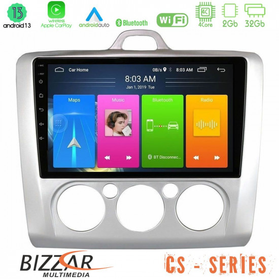 Bizzar CS Series 4Core Android13 2+32GB Ford Focus Manual AC Navigation Multimedia Tablet 9 Bizzar CS Series 4Core Android13 2+32GB Ford Focus Manual AC Navigation Multimedia Tablet 9