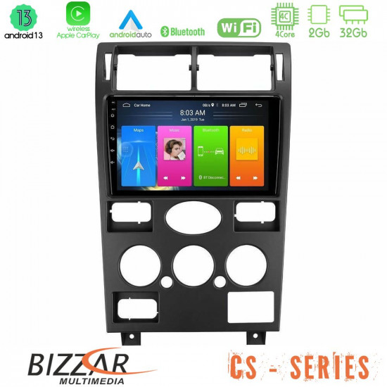 Bizzar CS Series 4Core Android13 2+32GB Ford Mondeo 2001-2004 Navigation Multimedia Tablet 9 Bizzar CS Series 4Core Android13 2+32GB Ford Mondeo 2001-2004 Navigation Multimedia Tablet 9