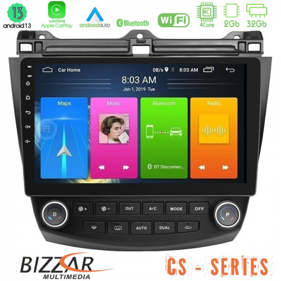 Bizzar CS Series 4Core Android13 2+32GB Honda Accord 2002-2008 Navigation Multimedia Tablet 10 Bizzar CS Series 4Core Android13 2+32GB Honda Accord 2002-2008 Navigation Multimedia Tablet 10