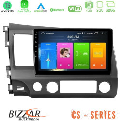 Bizzar CS Series 4Core Android13 2+32GB Honda Civic 2006-2011 Navigation Multimedia Tablet 9 Bizzar CS Series 4Core Android13 2+32GB Honda Civic 2006-2011 Navigation Multimedia Tablet 9