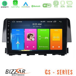 Bizzar CS Series 4Core Android13 2+32GB Honda Civic 2016-2020 Navigation Multimedia Tablet 9 Bizzar CS Series 4Core Android13 2+32GB Honda Civic 2016-2020 Navigation Multimedia Tablet 9
