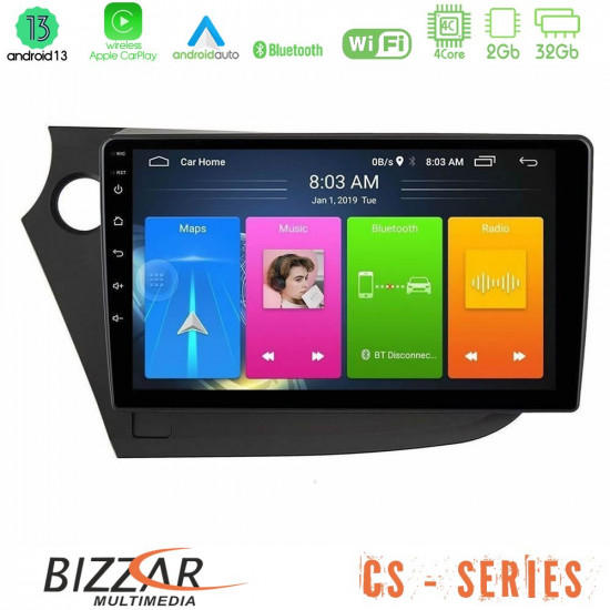 Bizzar CS Series 4Core Android13 2+32GB Honda Insight 2009-2015 Navigation Multimedia Tablet 9 Bizzar CS Series 4Core Android13 2+32GB Honda Insight 2009-2015 Navigation Multimedia Tablet 9