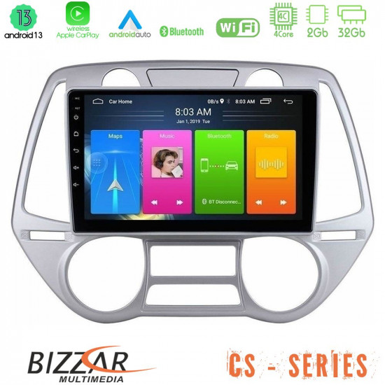 Bizzar CS Series 4Core Android13 2+32GB Hyundai i20 2009-2012 Auto A/C Navigation Multimedia Tablet 9 Bizzar CS Series 4Core Android13 2+32GB Hyundai i20 2009-2012 Auto A/C Navigation Multimedia Tablet 9