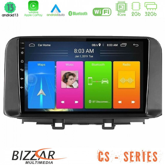 Bizzar CS Series 4Core Android13 2+32GB Hyundai Kona 2018-2023 Navigation Multimedia Tablet 10 Bizzar CS Series 4Core Android13 2+32GB Hyundai Kona 2018-2023 Navigation Multimedia Tablet 10