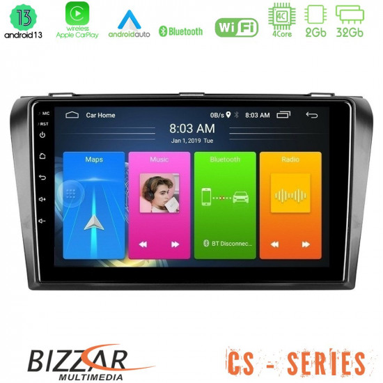 Bizzar CS Series 4Core Android13 2+32GB Mazda 3 2004-2009 Navigation Multimedia Tablet 9 Bizzar CS Series 4Core Android13 2+32GB Mazda 3 2004-2009 Navigation Multimedia Tablet 9