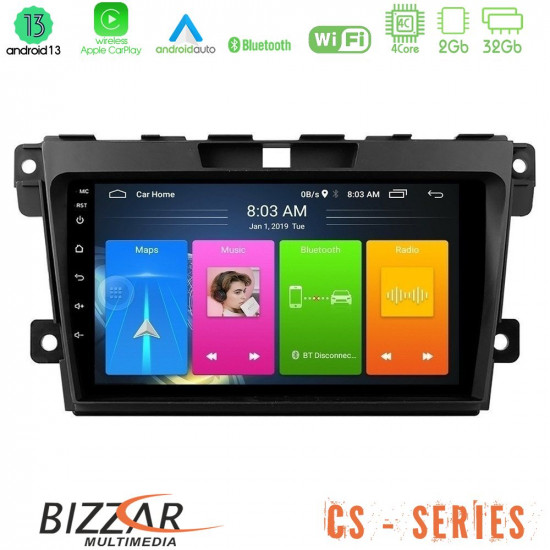Bizzar CS Series 4Core Android13 2+32GB Mazda CX-7 2007-2011 Navigation Multimedia Tablet 9 Bizzar CS Series 4Core Android13 2+32GB Mazda CX-7 2007-2011 Navigation Multimedia Tablet 9