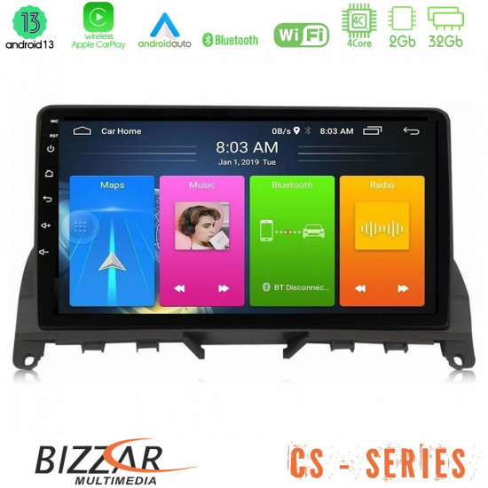 Bizzar CS Series 4Core Android13 2+32GB Mercedes C Class W204 Navigation Multimedia Tablet 9 Bizzar CS Series 4Core Android13 2+32GB Mercedes C Class W204 Navigation Multimedia Tablet 9