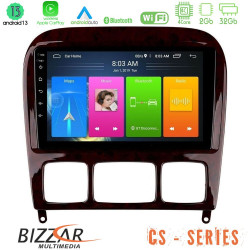 Bizzar CS Series 4Core Android13 2+32GB Mercedes S Class 1999-2004 (W220) Navigation Multimedia Tablet 9 Bizzar CS Series 4Core Android13 2+32GB Mercedes S Class 1999-2004 (W220) Navigation Multimedia Tablet 9