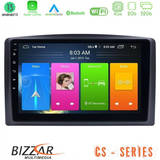 Bizzar CS Series 4Core Android13 2+32GB Mercedes Vito 2015-2021 Navigation Multimedia Tablet 10 Bizzar CS Series 4Core Android13 2+32GB Mercedes Vito 2015-2021 Navigation Multimedia Tablet 10