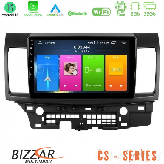 Bizzar CS Series 4Core Android13 2+32GB Mitsubishi Lancer 2008 – 2015 Navigation Multimedia Tablet 10 Bizzar CS Series 4Core Android13 2+32GB Mitsubishi Lancer 2008 – 2015 Navigation Multimedia Tablet 10