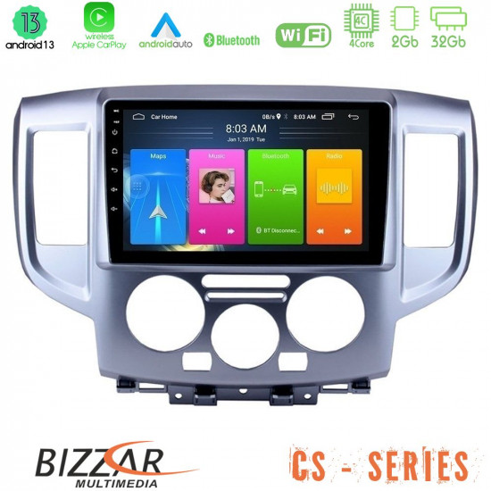 Bizzar CS Series 4Core Android13 2+32GB Nissan NV200 Navigation Multimedia Tablet 9 Bizzar CS Series 4Core Android13 2+32GB Nissan NV200 Navigation Multimedia Tablet 9