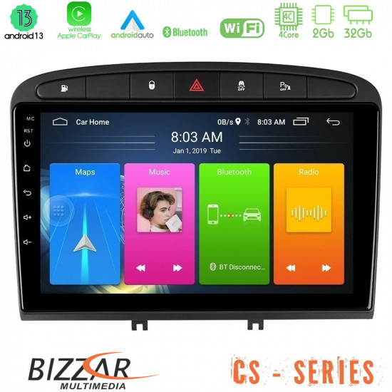 Bizzar CS Series 4Core Android13 2+32GB Peugeot 308/RCZ Navigation Multimedia Tablet 9 Bizzar CS Series 4Core Android13 2+32GB Peugeot 308/RCZ Navigation Multimedia Tablet 9
