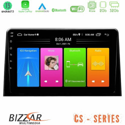Bizzar CS Series 4Core Android13 2+32GB Peugeot Partner / Citroen Berlingo 2020-gt; Navigation Multimedia Tablet 10