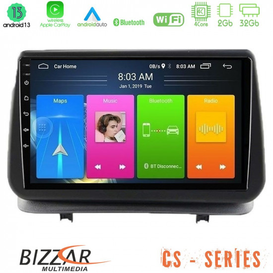 Bizzar CS Series 4Core Android13 2+32GB Renault Clio 2005-2012 Navigation Multimedia Tablet 9 Bizzar CS Series 4Core Android13 2+32GB Renault Clio 2005-2012 Navigation Multimedia Tablet 9