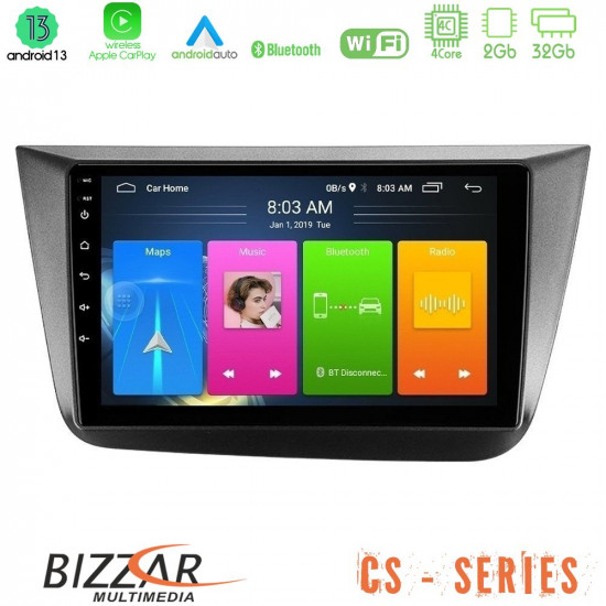Bizzar CS Series 4Core Android13 2+32GB Seat Altea 2004-2015 Navigation Multimedia Tablet 9 Bizzar CS Series 4Core Android13 2+32GB Seat Altea 2004-2015 Navigation Multimedia Tablet 9