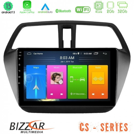 Bizzar CS Series 4Core Android13 2+32GB Suzuki SX4 S-Cross Navigation Multimedia Tablet 9 Bizzar CS Series 4Core Android13 2+32GB Suzuki SX4 S-Cross Navigation Multimedia Tablet 9