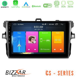 Bizzar CS Series 4Core Android13 2+32GB Toyota Corolla 2007-2012 Navigation Multimedia Tablet 9 Bizzar CS Series 4Core Android13 2+32GB Toyota Corolla 2007-2012 Navigation Multimedia Tablet 9