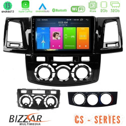 Bizzar CS Series 4Core Android13 2+32GB Toyota Hilux 2007-2011 Navigation Multimedia Tablet 9