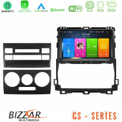 Bizzar CS Series 4Core Android13 2+32GB Toyota Land Cruiser J120 2002-2009 Navigation Multimedia Tablet 9
