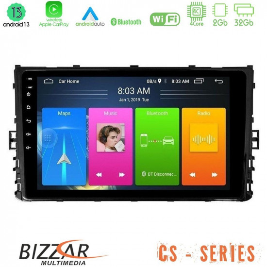 Bizzar CS Series 4Core Android13 2+32GB VW MQB 2017-gt; Navigation Multimedia Tablet 9 Bizzar CS Series 4Core Android13 2+32GB VW MQB 2017-gt; Navigation Multimedia Tablet 9