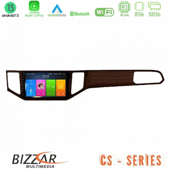 Bizzar CS Series 4Core Android13 2+32GB VW Sportsvan 2014-2020 Navigation Multimedia Tablet 9 (Ξύλινη απόχρωση) Bizzar CS Series 4Core Android13 2+32GB VW Sportsvan 2014-2020 Navigation Multimedia Tablet 9 (Ξύλινη απόχρωση)