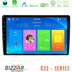 Bizzar CS2 Series 4Core Android14 2+32GB Alfa Romeo Mito 2008-2014 Navigation Multimedia Tablet 9 Με Carplay - Android Auto Με Carplay - Android Auto