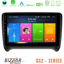 Bizzar CS2 Series 4Core Android14 2+32GB Audi TT B7 Navigation Multimedia Tablet 9 Με Carplay - Android Auto Bizzar CS2 Series 4Core Android14 2+32GB Audi TT B7 Navigation Multimedia Tablet 9 Με Carplay - Android Auto