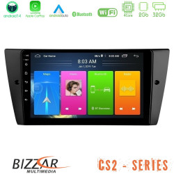 Bizzar CS2 Series 4Core Android14 2+32GB BMW 3 Series 4Core Android14 2+32GB 2006-2011 Navigation Multimedia Tablet 9 Με Carplay - Android Auto Bizzar CS2 Series 4Core Android14 2+32GB BMW 3 Series 4Core Android14 2+32GB 2006-2011 Navigation Multimedia Tablet 9 Με Carplay - Android Auto