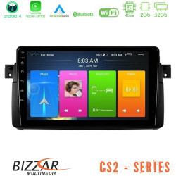 Bizzar CS2 Series 4Core Android14 2+32GB BMW E46 Navigation Multimedia Tablet 9 Με Carplay - Android Auto Bizzar CS2 Series 4Core Android14 2+32GB BMW E46 Navigation Multimedia Tablet 9 Με Carplay - Android Auto