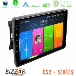 Bizzar CS2 Series 4Core Android14 2+32GB Chrysler / Dodge / Jeep Navigation Multimedia Tablet 10 Με Carplay - Android Auto