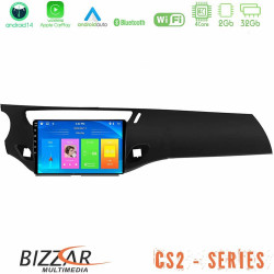Bizzar CS2 Series 4Core Android14 2+32GB Citroen C3 2009-2016 Navigation Multimedia Tablet 9  Με Carplay - Android Auto (Μαύρο γυαλιστερό)