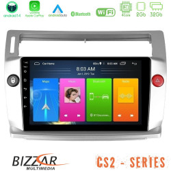 Bizzar CS2 Series 4Core Android14 2+32GB Citroen C4 2004-2010 Navigation Multimedia Tablet 9 Με Carplay - Android Auto Bizzar CS2 Series 4Core Android14 2+32GB Citroen C4 2004-2010 Navigation Multimedia Tablet 9 Με Carplay - Android Auto