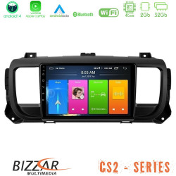 Bizzar CS2 Series 4Core Android14 2+32GB Citroen/Peugeot/Opel/Toyota Navigation Multimedia Tablet 9 Με Carplay - Android Auto Bizzar CS2 Series 4Core Android14 2+32GB Citroen/Peugeot/Opel/Toyota Navigation Multimedia Tablet 9 Με Carplay - Android Auto