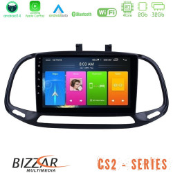 Bizzar CS2 Series 4Core Android14 2+32GB Fiat Doblo 2015-2022 Navigation Multimedia Tablet 9 Με Carplay - Android Auto Bizzar CS2 Series 4Core Android14 2+32GB Fiat Doblo 2015-2022 Navigation Multimedia Tablet 9 Με Carplay - Android Auto